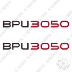 Fits Wacker Neuson BPU3050 Decal Kit Vibratory Plate