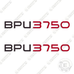 Fits Wacker Neuson BPU3750 Decal Kit Vibratory Plate