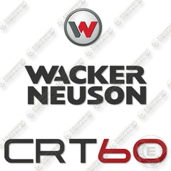 Wacker Neuson CRT60 Decal Kit Ride On Trowel- Aftermarket Kit