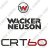 Image of Wacker Neuson CRT60 Decal Kit Ride On Trowel- Aftermarket Kit