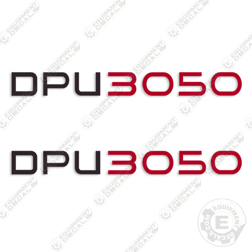 Fits Wacker Neuson DPU3050 Decal Kit Vibratory Plate