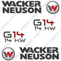 Fits Wacker Neuson G14 Decal Kit Diesel Generator