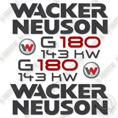 Fits Wacker Neuson G180 143KW Decal Kit Generator