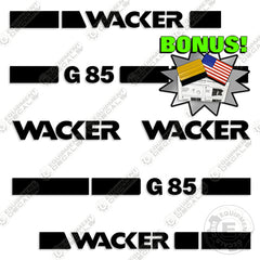 Wacker Neuson G85 Decal Kit Generator