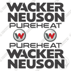 Fits Wacker Neuson Pureheat Decal Kit Heater