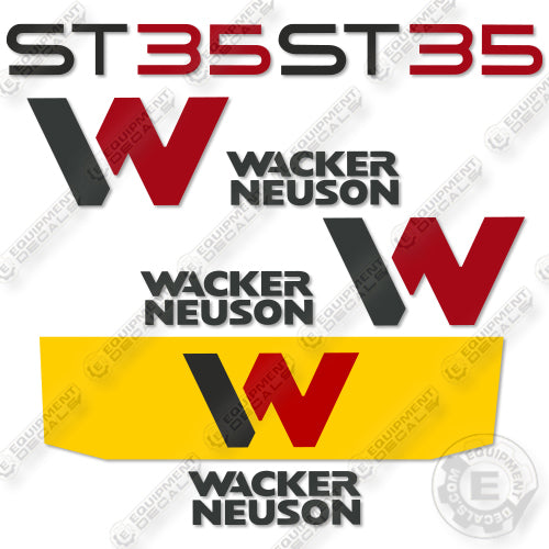 Fits Wacker Neuson ST35 Decal Kit Loader 2020+