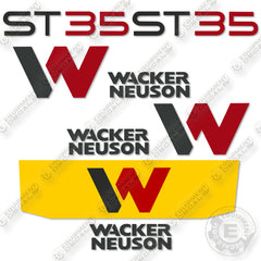 Fits Wacker Neuson ST35 Decal Kit Loader 2020+
