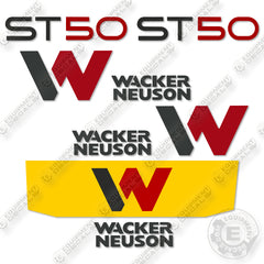 Fits Wacker Neuson ST50 Decal Kit Loader 2020+