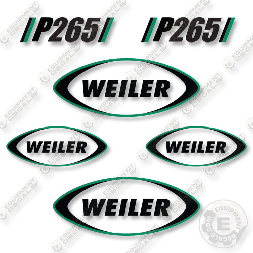Weiler P265 Decal Kit Commercial Paver - Aftermarket Kit