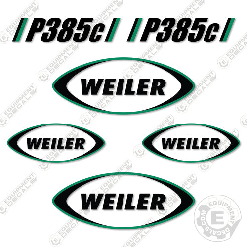Fits Weiler P385C Decal Kit Paver – Equipment Decals