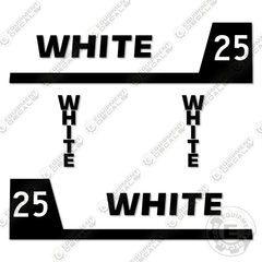 Fits White 25 Decal Kit Forklift Truck