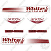 Image of White GT950H Decal Kit Mower
