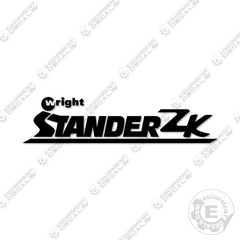 Fits Wright Stander ZK Logo Mower Decal KitFits