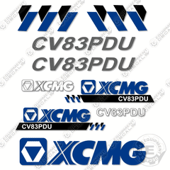 Fits XCMG CV83PDU Decal Kit Roller