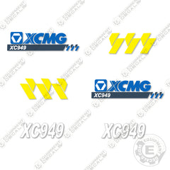 Fits XCMG XC949 Decal Kit Wheel Loader