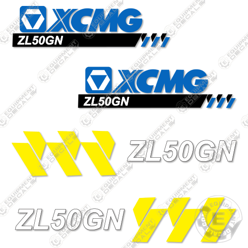 Fits XCMG ZL50GN Decal Kit Wheel Loader