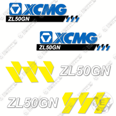 Fits XCMG ZL50GN Decal Kit Wheel Loader