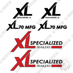 Fits XL 70MFG Specialized Trailers Decal Kit (BLACK)