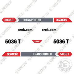 Fits Xrok 5036T Decal Kit Transporter