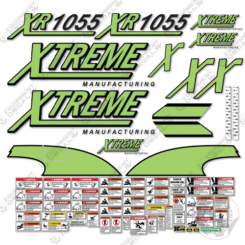 Fits Xtreme XR1055 Decal Kit Telehandler