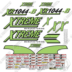 Fits Xtreme XR1044-B Decal Kit Telehandler