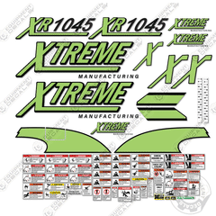 Fits Xtreme XR1045 Decal Kit Telehandler Forklift