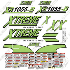 Fits Xtreme XR1055-B Decal Kit Telehandler
