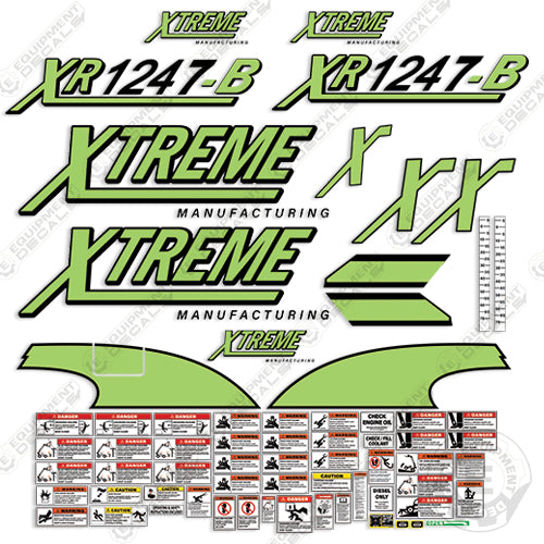 Fits Xtreme XR1247-B Decal Kit Telehandler