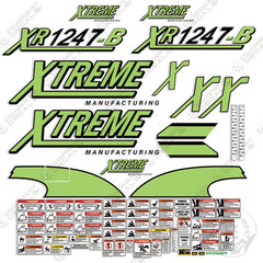 Fits Xtreme XR1247-B Decal Kit Telehandler