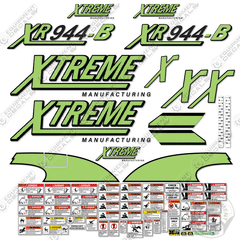 Fits Xtreme XR944-B Decal Kit Telehandler