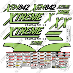 Fits Xtreme XRM842 Decal Kit Telehandler