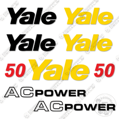 Fits Yale ECR050 Decal Kit Forklift