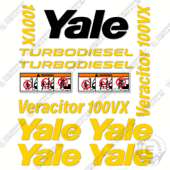Fits Yale GDP100VXNTGE096 Decal Kit Forklift