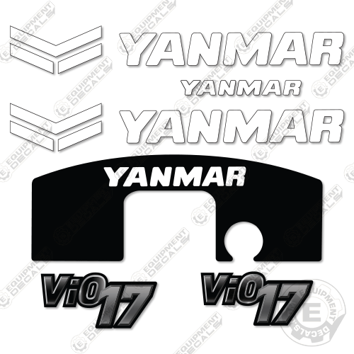 Fits Yanmar Vio 17-6B Decal Kit Mini Excavator