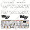 Image of Fits Yanmar Vio 17-1a Decal Kit Mini Excavator