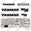Image of Fits Yanmar Vio 35-6 Decal Kit Mini Excavator