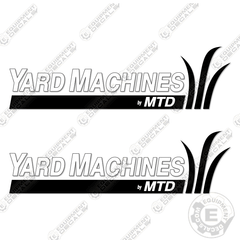 Yard Machines Decal Kit Riding Mower 24" Logos