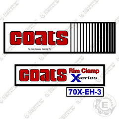 Fits Coats 70X-EH-3 Decal Kit Rim Clamp