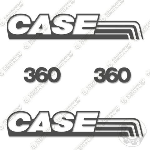Fits Case 360 Decal Kit Backhoe