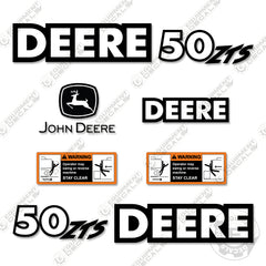 Fits John Deere 50 ZTS Excavator Decal Kit