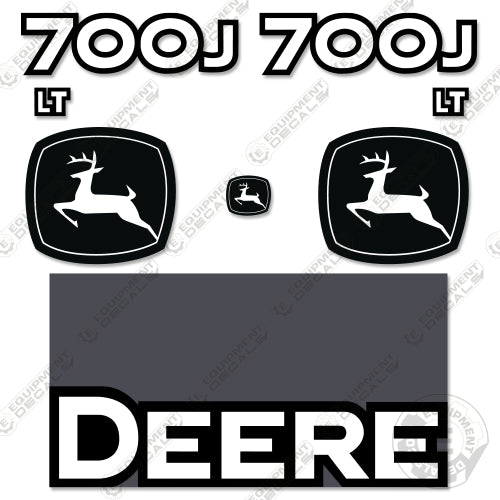 Fits John Deere 700J LT Decal Kit Dozer Crawler