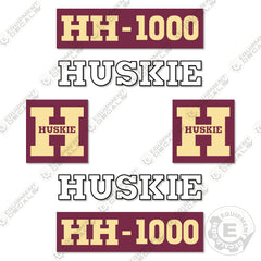 Fits Huskie HH1000-2 Decal Kit Hydraulic Hammer