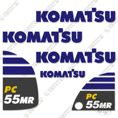 Fits Komatsu PC55MR-5 Decal Kit Mini Excavator