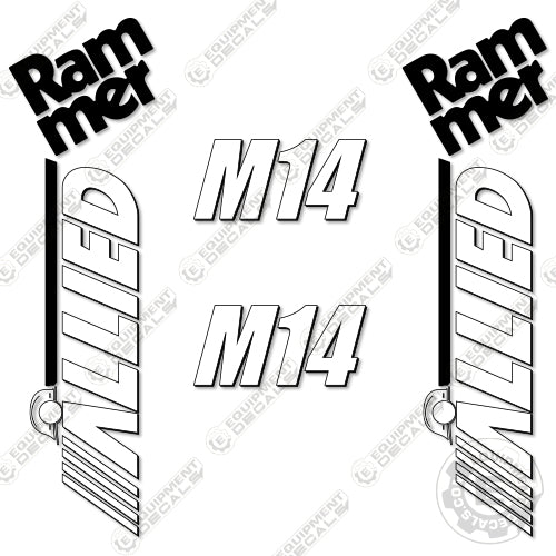 Fits Fits Allied M14 Decal Kit Hammer – Equipment Decals