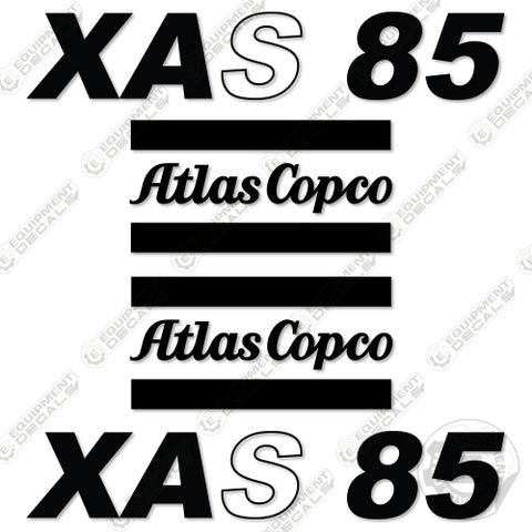 Fits Atlas Copco XAS85 Decal Kit Air Compressor