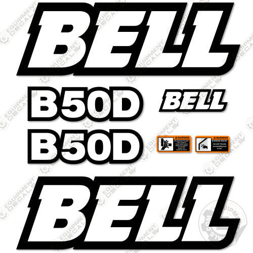 Fits Bell B50D Decal Kit Articulated Dump Truck – Equipment Decals