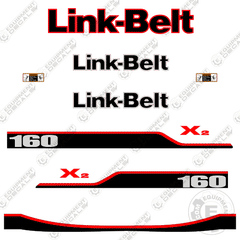 Fits Link-Belt 160X2 Decal Kit Excavator