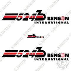 Fits Benson International 524 Decal Kit Flatbed Replacement Stickers 45"