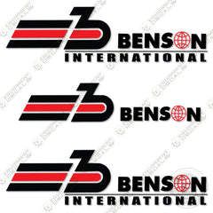 Fits Benson International Decal Kit Flatbed Replacement Stickers 31"