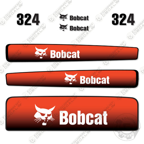 Fits Bobcat 324 Mini Excavator Decal Replacement Kit